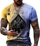 3D Poker Shirts – Graphic Workout Tees pic 6