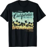 California – Surfing Beach Summer Vintage Retro Surf Gift T-Shirt