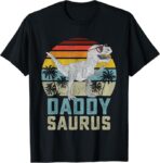 Daddysaurus T Rex Dinosaur T-Shirt