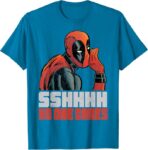 Marvel Deadpool SSHHHH No One Cares Whisper T-Shirt