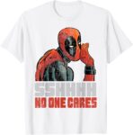 Marvel Deadpool SSHHHH No One Cares Whisper T-Shirt