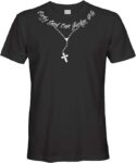 Only God Can Judge Me Tattoo Necklace T-shirt pic 1