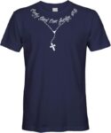 Only God Can Judge Me Tattoo Necklace T-shirt pic 1