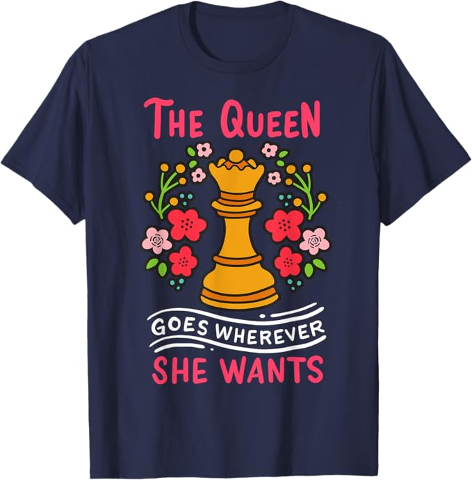 Queen Chess Player Gift T-Shirt