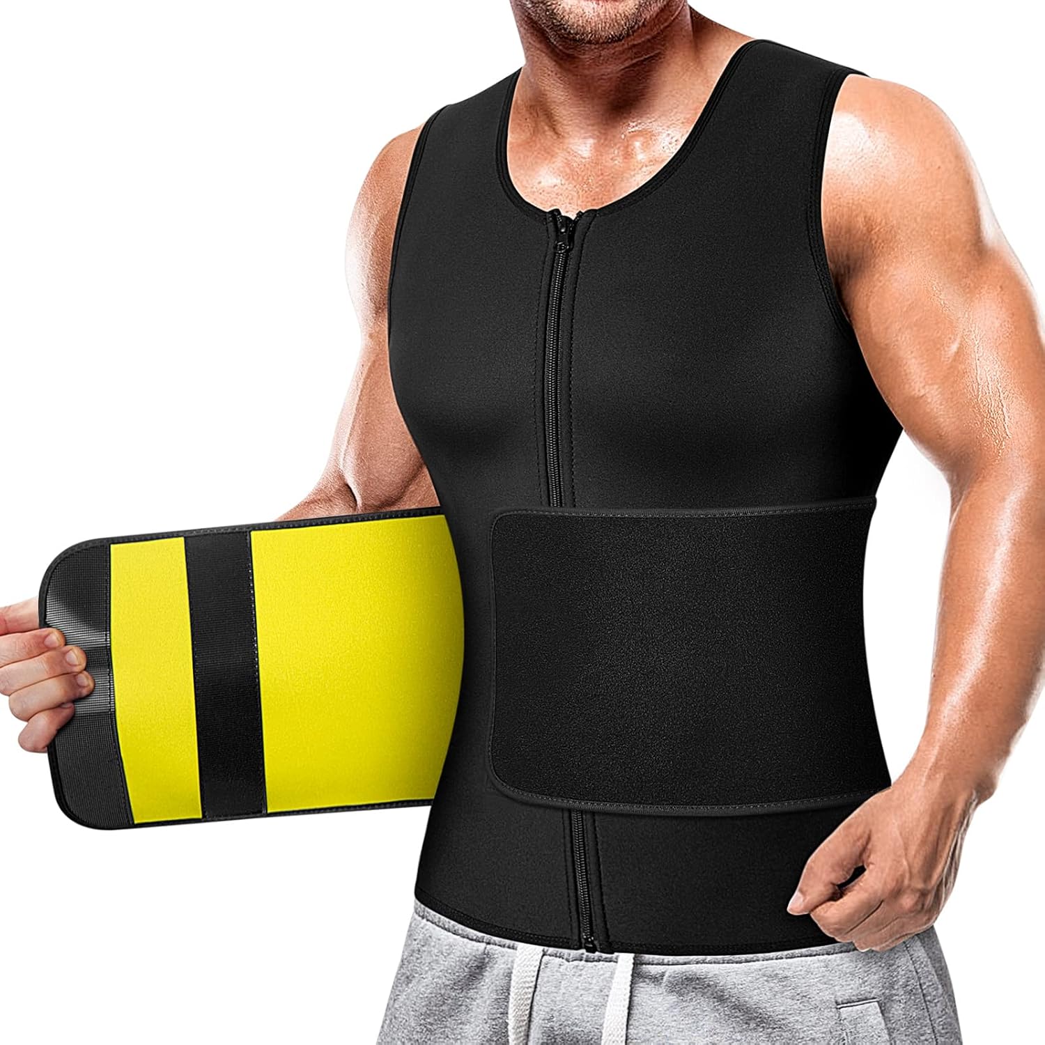 Waist Trainer Sauna Suit Shirt