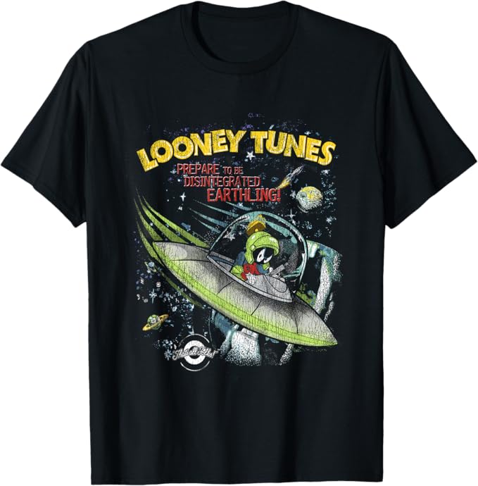Looney Tunes Marvin The Martian Prepare To Be Disintegrated T-Shirt